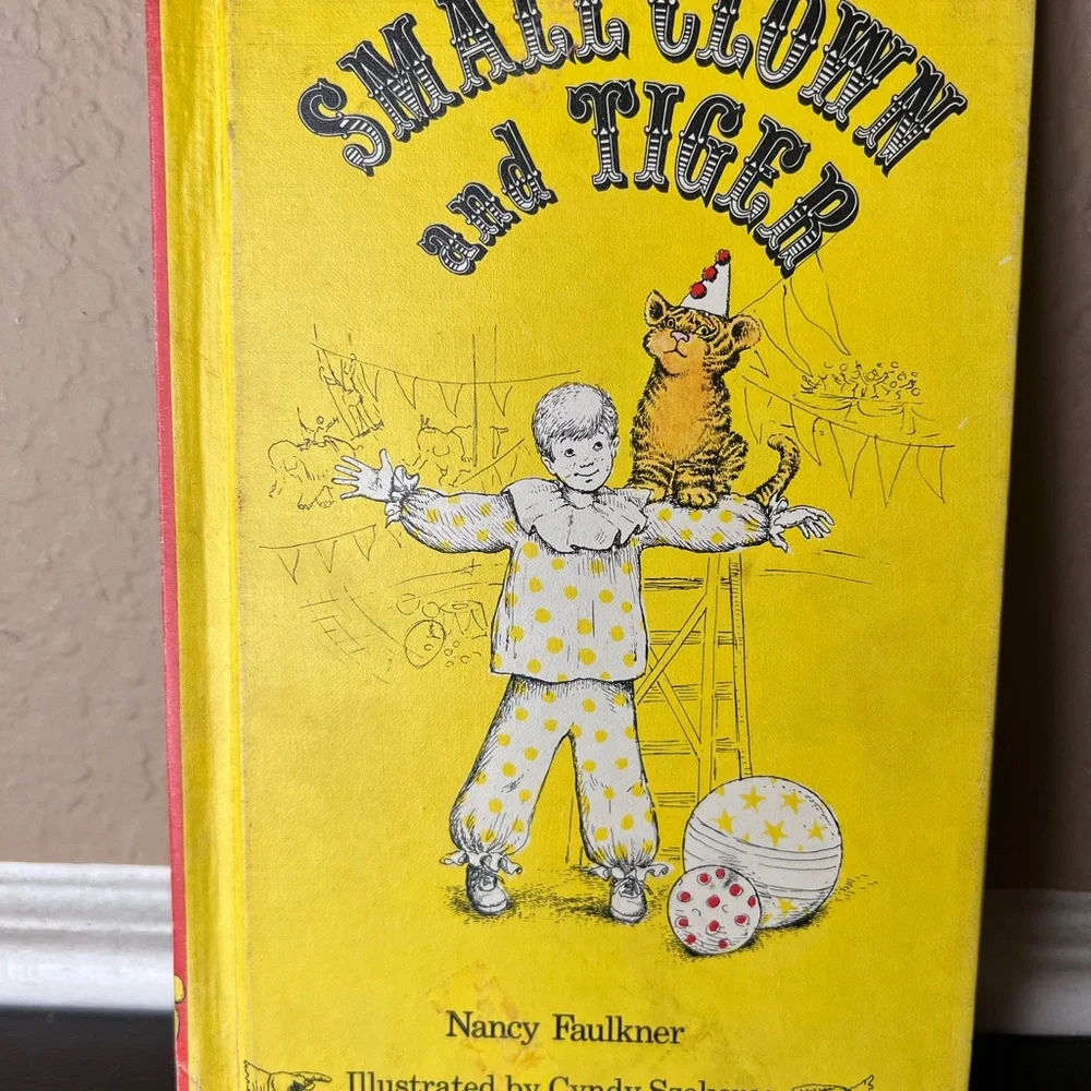Small Clown and Tiger -Nancy Faulkner vintage 1968